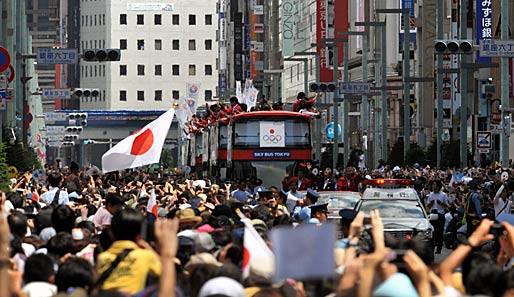 Die öffentliche Zustimmung für die Olympiabewerbung 2020 in Tokio steigt