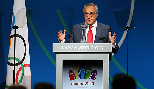 Alejandro Blanco präsentiert die Bewerbung aus Madrid für Olympia 2020