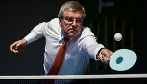 IOC-Präsident Thomas Bach weilt zurzeit bei der Tisch-Tennis Weltmeisterschaft
