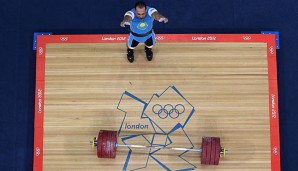 Die kasachischen Gewichtheber dürfen in Rio wohl keine Hanteln stemmen