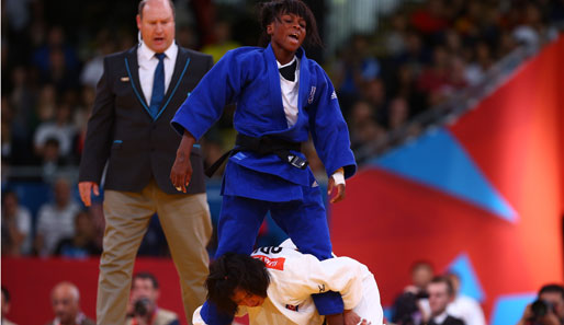 Im Halbfinale setzte sich Kum Ae An gegen Priscilla Gneto (blau) aus Frankreich durch