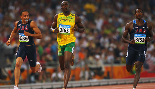 Olympia, Leichtathletik, Usain Bolt, Shawn Crawford