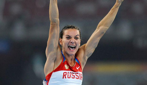 Olympia, Peking, Leichtathletik, Stabhochsprung, Jelena Issinbajewa, Russland