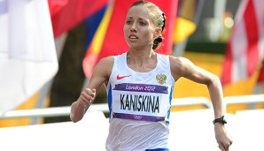 Olga Kasinskina holte beim Olympia 2012 in London Silber