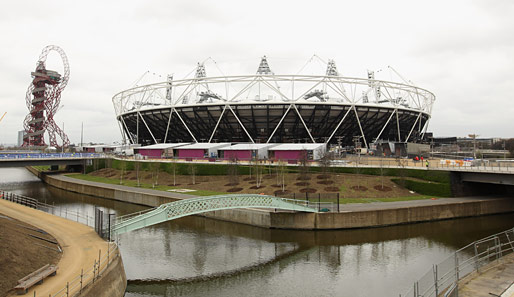 In das Olympiastadion in London bietet Platz für 80.000 Zuschauer