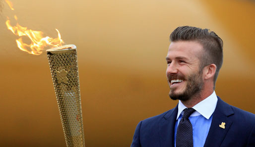 David Beckham wird man während der Olympischen Spiele noch öfters zu sehen bekommen