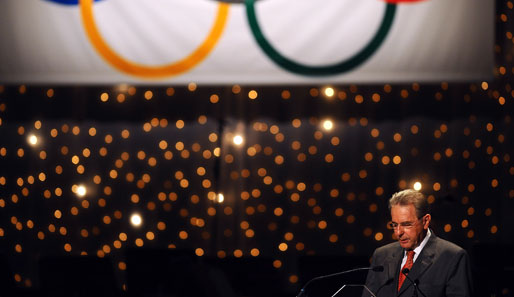 IOC-Präsident Jaques Rogge ist mit dem Stand der Vorbereitungen vollauf zufrieden