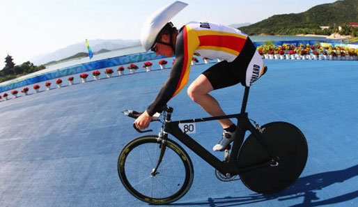 Tobias Graf sicherte sich im Bahnradfahren die Paralympische Bronzemedaille