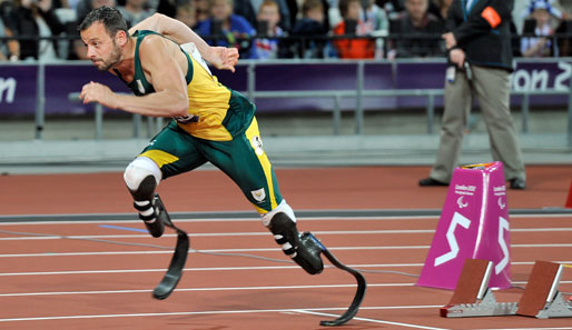Oscar Pistorius zeigte sich bei den Paralympischen Spielen in London als schlechter Verlierer