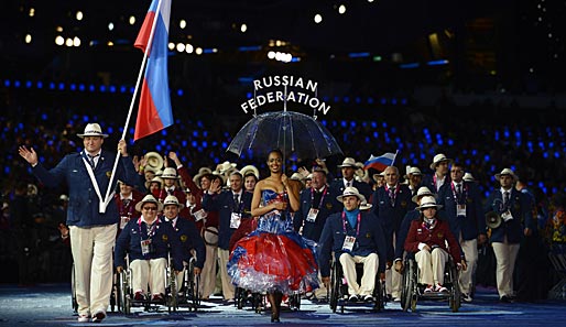 Das russische Team bei den Paralympics 2012