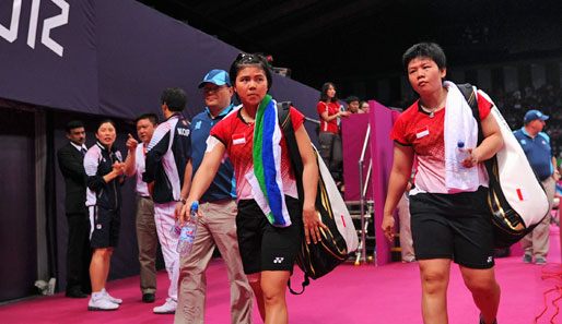 Die acht Badminton-Spielerinnen wurden wegen Manipulationsverdacht von den Spielen ausgeschlossen