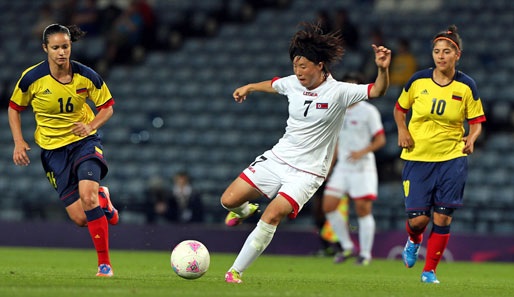 Dem Spiel der Nordkoreanerinnen tat der Fehler keinen Abbruch, sie gewannen 2:0