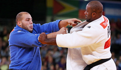 Teddy Riner (r.) ist neuer Olympiasieger im Judo-Schwergewicht