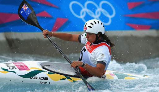 Jessica Fox aus Australien gewann die Silbermedaille