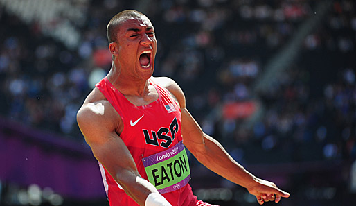 Dem Amerikaner Ashton Eaton ist die Goldmedaille kaum noch zu nehmen