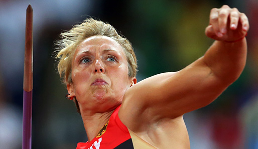 Christina Obergföll gewann in London die Silbermedaille