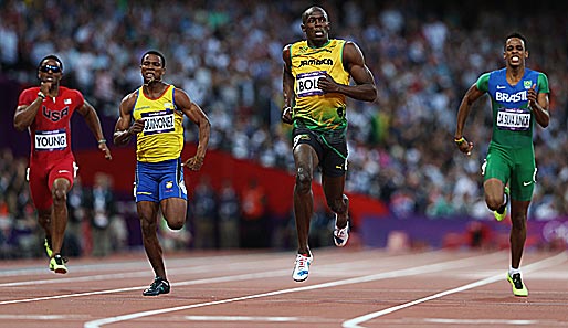 Rechts kommt keiner, links kommt keiner: Usain Bolt
