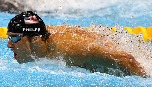 Bei den Olympischen Spielen in London gewann Michael Phelps sechs Medaillen