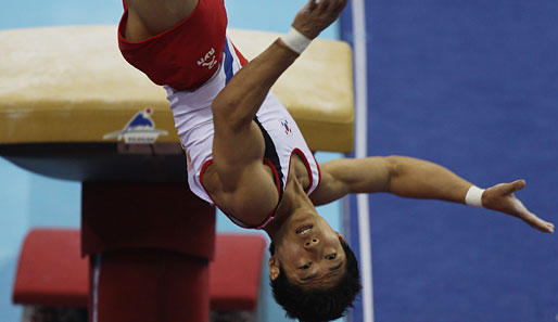Erwartungsgemäßer Erfolg: Hak Seon Yang wurde Olympiasieger am Sprung