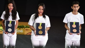 Die Organisatoren haben die Optik der olympischen Medaillen von Rio vorgestellt