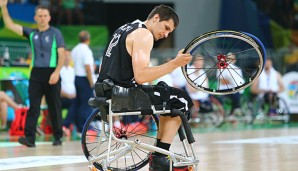 Die Rollstuhl-Basketballer verlieren gegen die Spanier