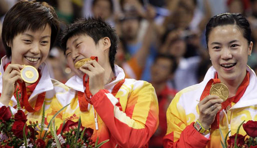 Olympia, Peking, Tischtennis, Gold, China