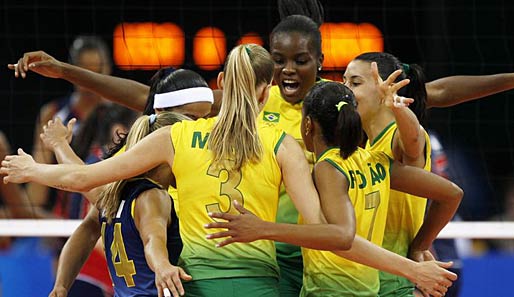Brasilien, Volleyball, Olympia, Gold