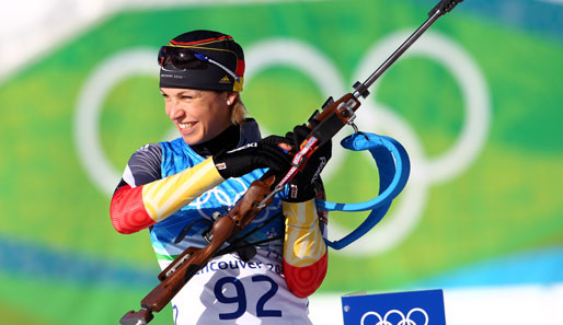 Magdalena Neuner hofft in Vancouver auf ihren ersten Olympiasieg
