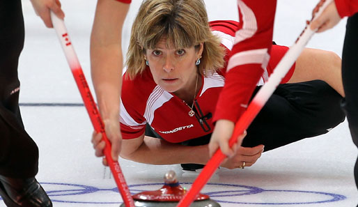 Gegen die Kanadierinnen (Carolyn Darbyshire) gab es eine knappe Niederlage