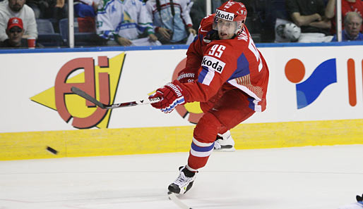 Alexei Morosow auf dem Weg zum russischen WM-Sieg 2008 in Kanada