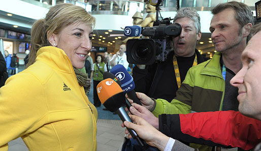 Anni Friesinger holte 2002 und 2006 Olympisches Gold