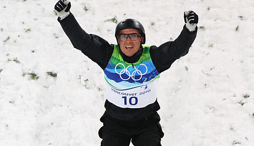 Alexej Grischin hollte sich Olympisches Gold im Ski Freestyle