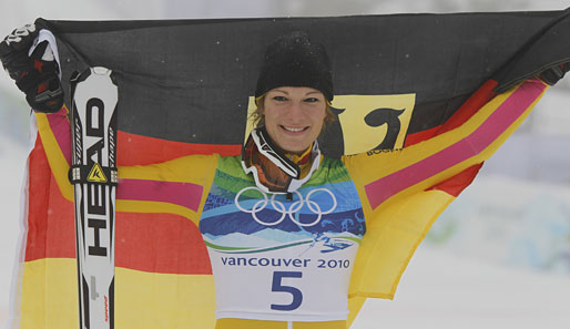 Nach Gold in der Super-Kombination gewann Maria Riesch auch das Slalom-Rennen