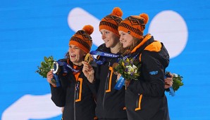 Vor allem die niederländischen Eisschnellläufer sorgten für eine wahre Medaillenflut