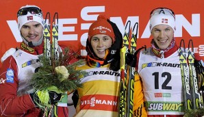 Schlüpfte in Kuusamo gleich wieder ins Gelbe Trikot: Weltmeister Eric Frenzel