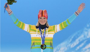 Maria Höfl-Riesch sorgte für die zweite Goldmedaille der deutschen Delegation in Sotschi