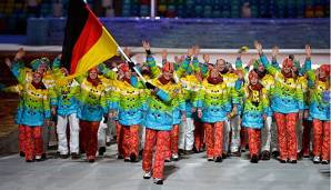 Die deutsche Olympiamannschaft 2014