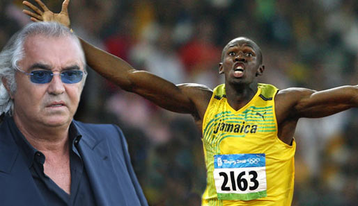 Usain Bolt (r.) war für die SPOX-User der Held des Jahres, Flavio Briatore der Antiheld schlechthin