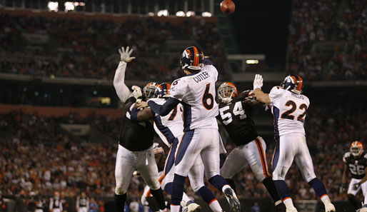Broncos-Quarterback Jay Cutler hat in dieser Saison schon 18 Touchdown-Pässe geworfen