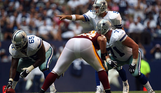 Tony Romo dirigiert gegen die Redskins wieder die Cowboys-Offense