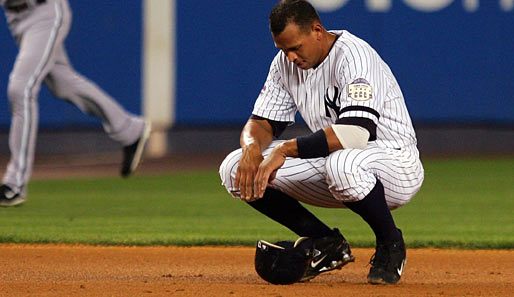 Alex Rodriguez unterschrieb 2001 einen Zehn-Jahres-Vertrag über 252 Mio. Dollar bei den Yankees