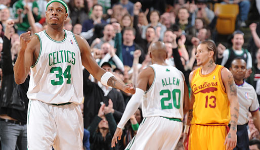 "The Truth" Paul Pierce war gegen die Cavaliers der beste Mann auf Seiten der Boston Celtics