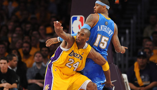 Kobe Bryant und Carmelo Anthony lieferten sich ein großes Duell