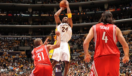 Kobe Bryant und die Lakers dominierten die Rockets