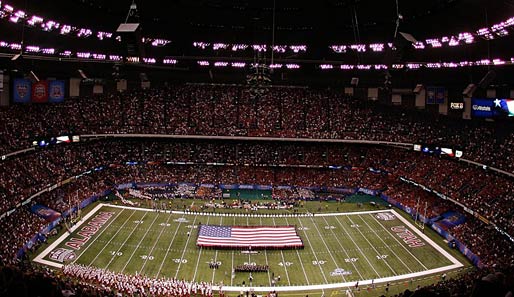 Das Stadion in New Orleans wird in vier Jahren Schauplatz der größten Show im amerikanischen Sport
