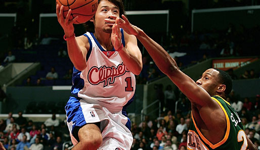 Yuta Tabuses Engagement bei den Clippers 2005 war nur von kurzer Dauer. Klappt es in Dallas?