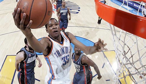 Oklahomas Kevin Durant gehört schon nach zwei Jahren zu den besten Scorern der NBA