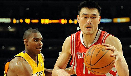 Yao Ming wurde 2002 von den Houston Rockets an erster Position gedraftet