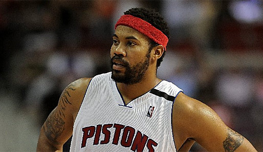 Rasheed Wallace wurde 2004 mit den Detroit Pistons NBA-Champion