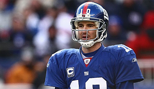 Eli Manning wurde 2004 von den New York Giants an erster Stelle gedraftet
